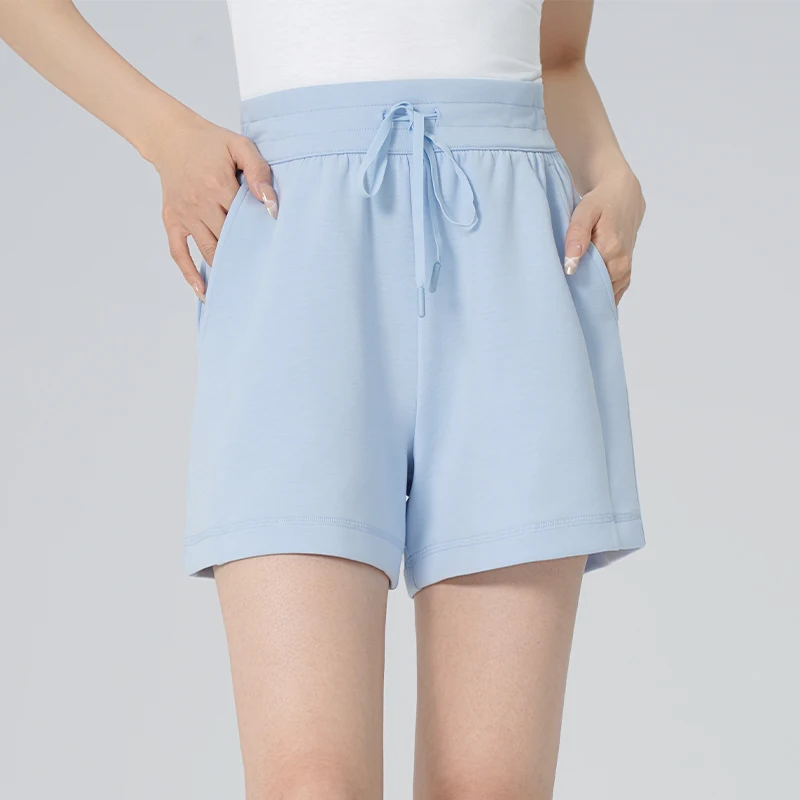 Frauen Sport Fitness Kurze Hosen Workout Shorts Gym Laufhose Sommer Einstellbare Hohe Taille Kausalen Dünne Schnell Trocknende Shorts
