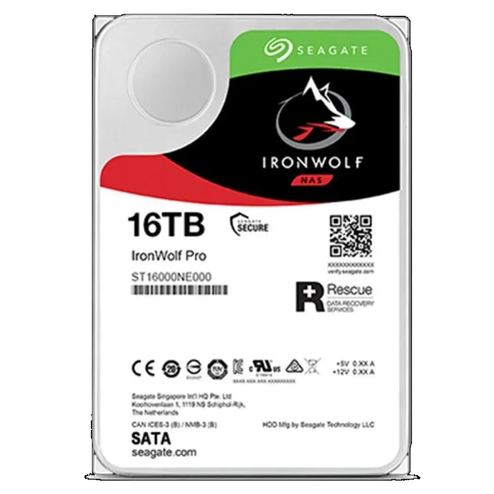 Seagate 다리미 Wolf Pro Exos용 NAS 하드 드라이브, SATA3, 18TB, 16TB, 14TB, 10TB, 8TB, 6TB, 4TB, 2TB, 3.5 인치, 6 GB/s, 7200RPM