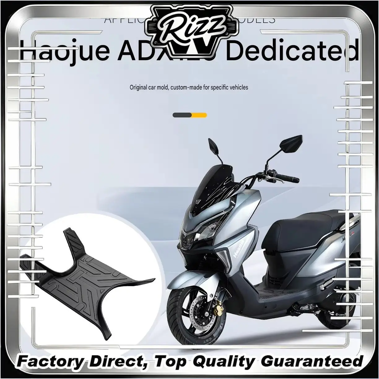 【Factory Direct】For HAOJUE ADX125 special modification accessory-specific footrest pads, pedal pads for motorcycles, foot mats