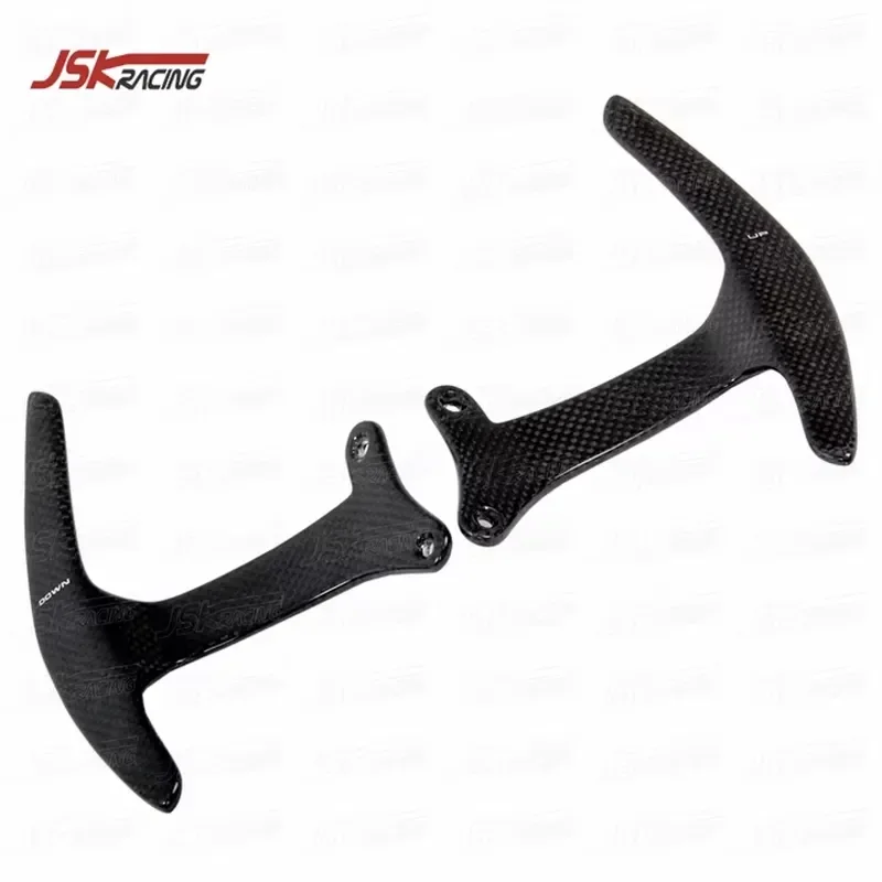 Dry Carbon Fiber Interior Shift Paddles (Plain Weave) for 2017-2020 Ferrari 812