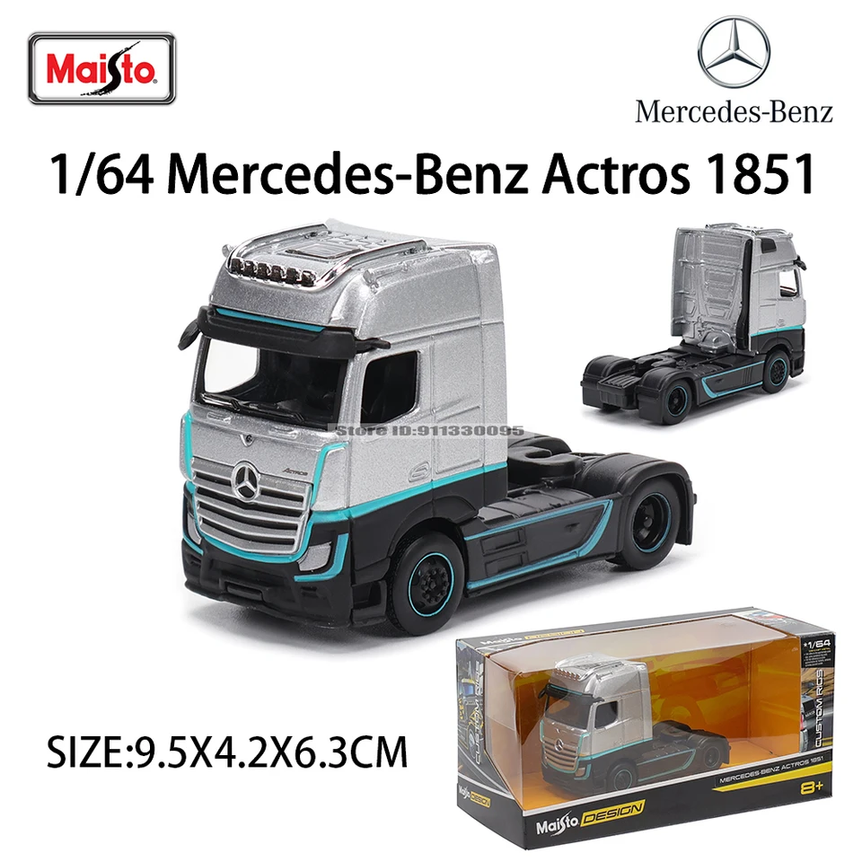 Maisto 1:64 Mercedes-Benz MACK Anthem Trailer trailer model