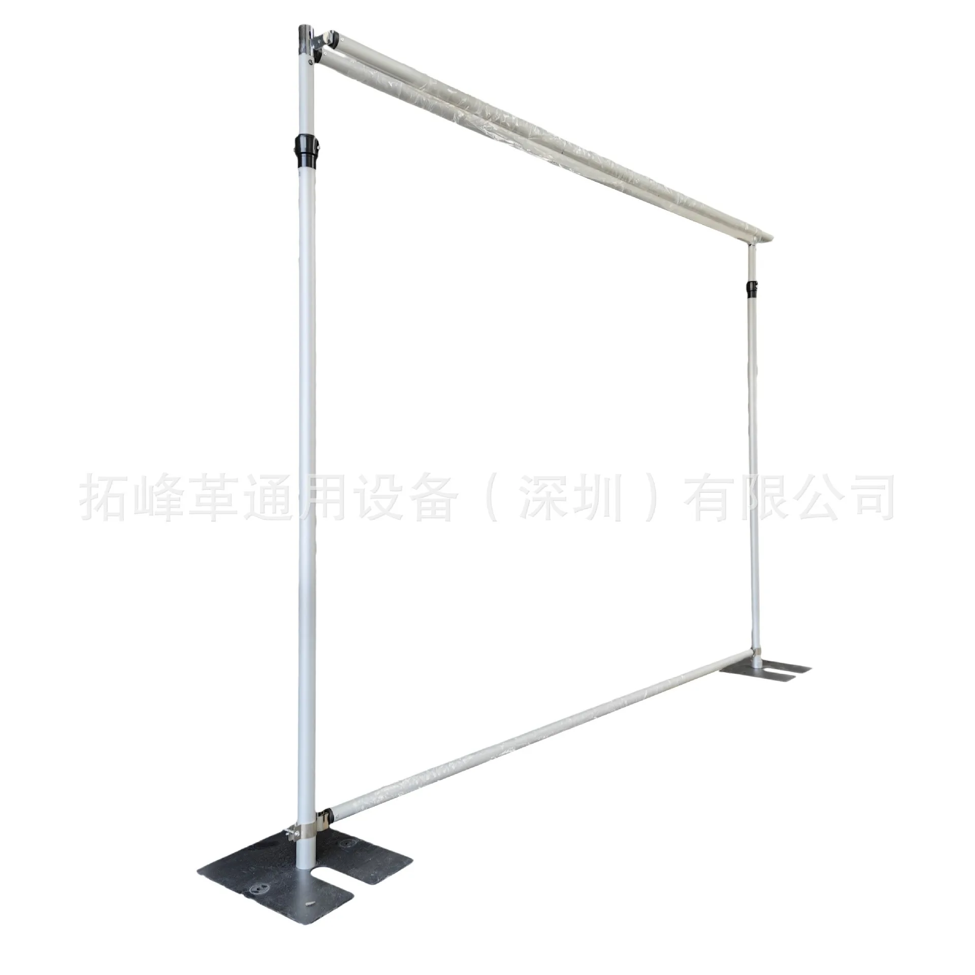 

Подставка для свадебного фона, регулируемая двойная перекладина, занавеска для церемонии трубы/цветочная стена, алюминиевая подставка, индивидуальный размер