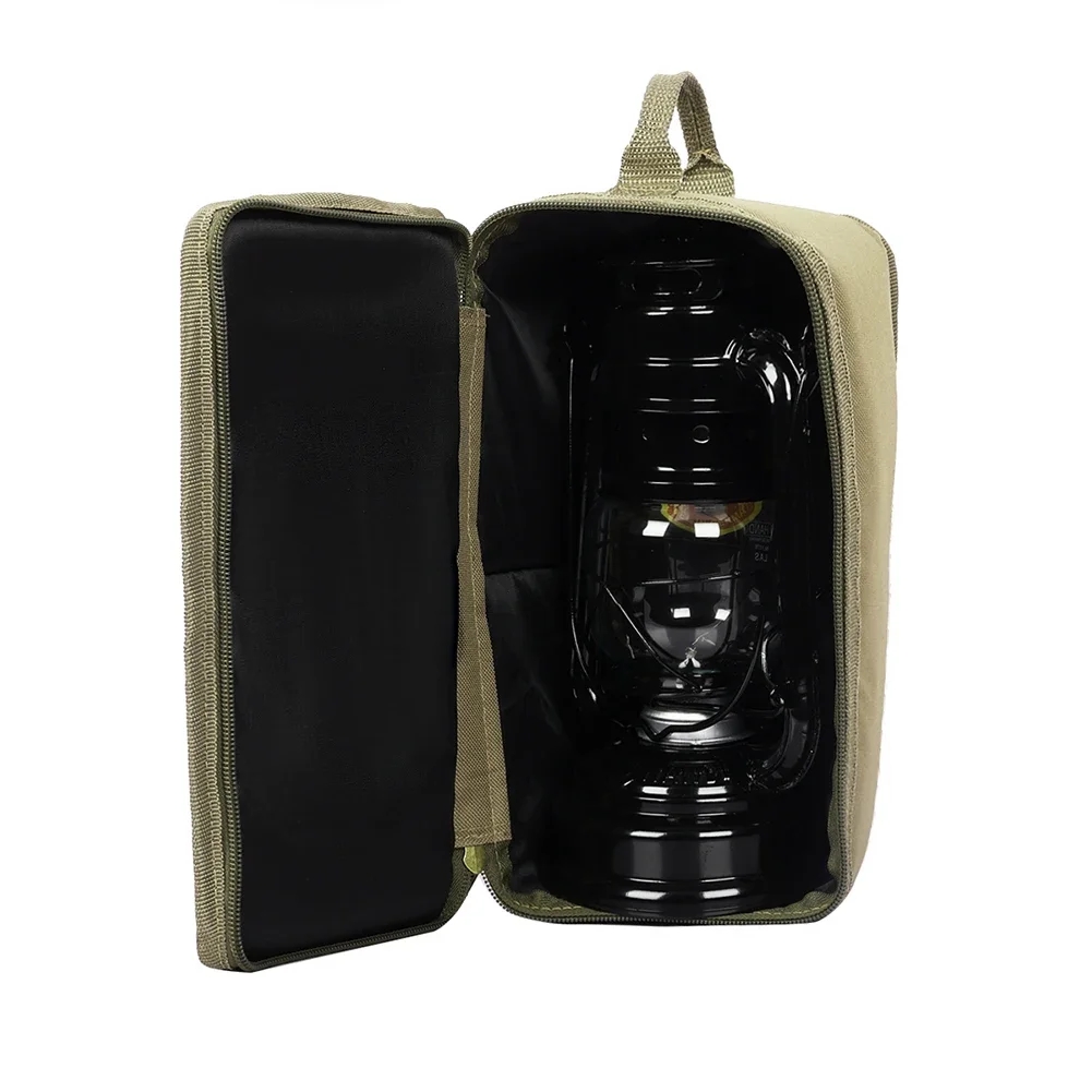 Kerosene Lamp Storage Bag Portable Outdoor Lantern Storage Bag Waterproof Wear Resistant Outdoor Tools for Hiking Fishing Travel