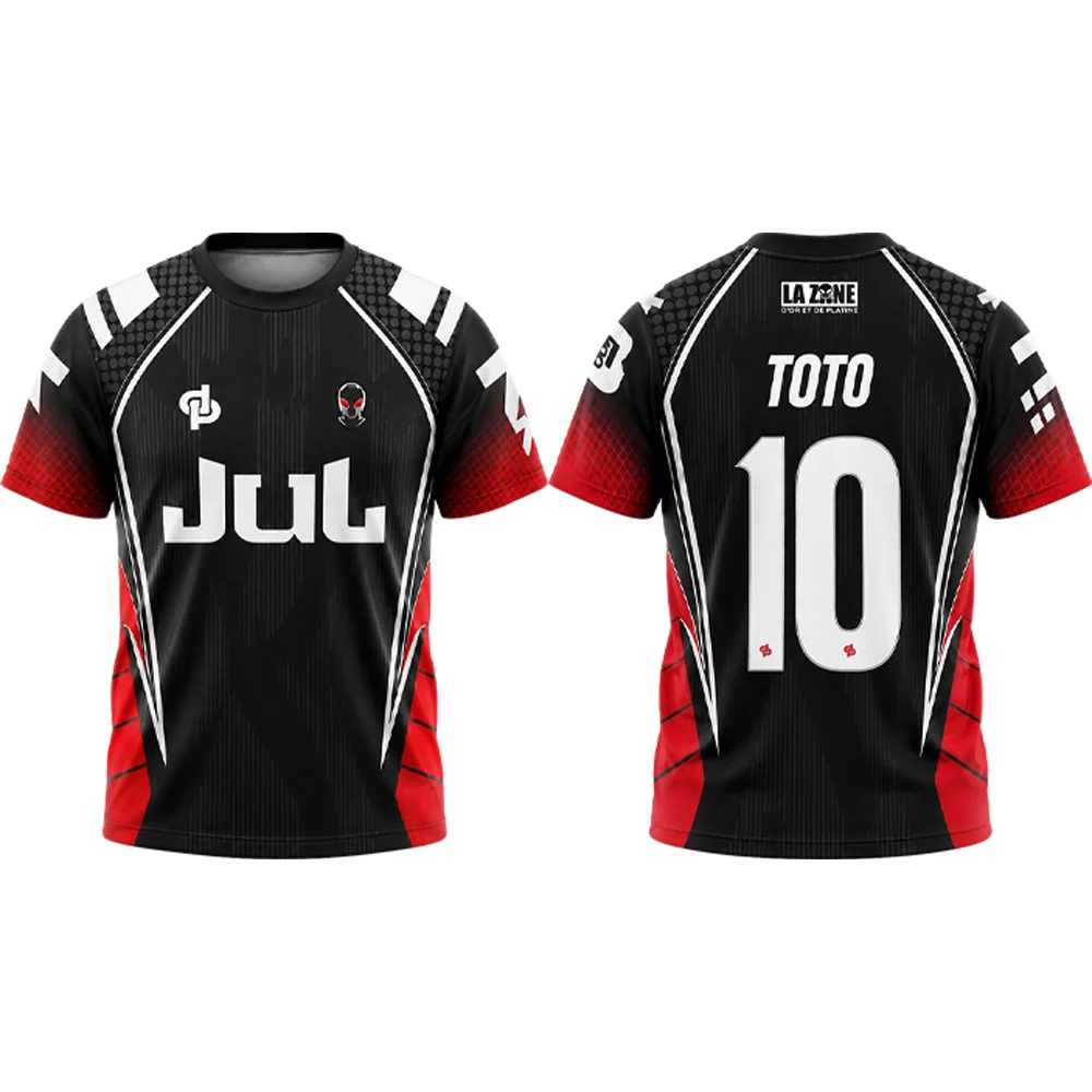 2026 New JUL TOTO 10 3D Print Jersey Summer Outdoor Breathable Soccer Training T-Shirt Men's And Women's Crew Neck Sports Tee