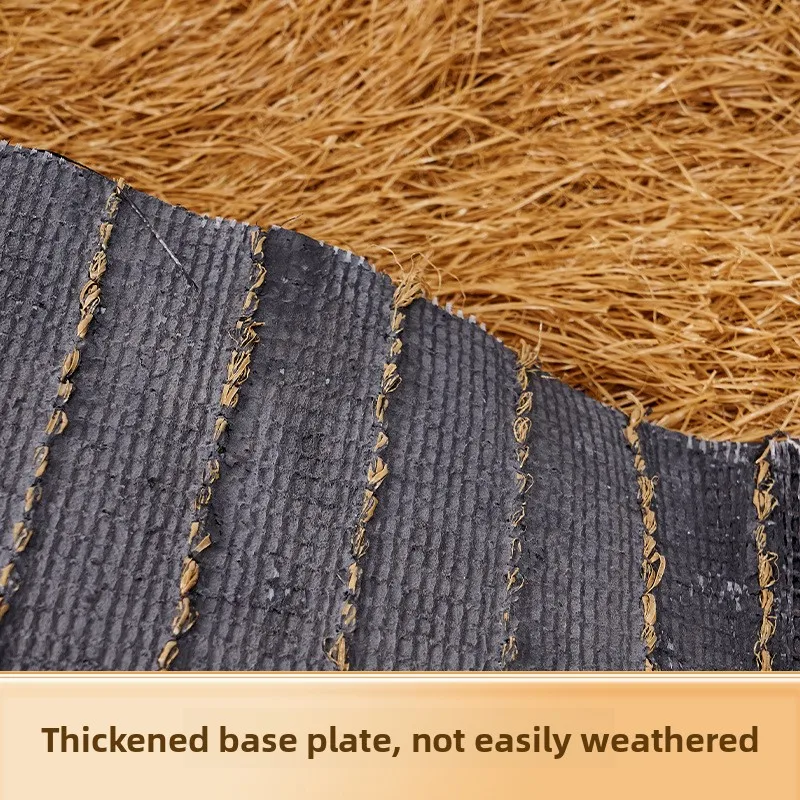 Artificial Thatch Roof Plastic Straw Tile Waterproof Fire Retardant Wood House Cabin Outdoor Decoration Sukkah Decor קישוט לסוכה