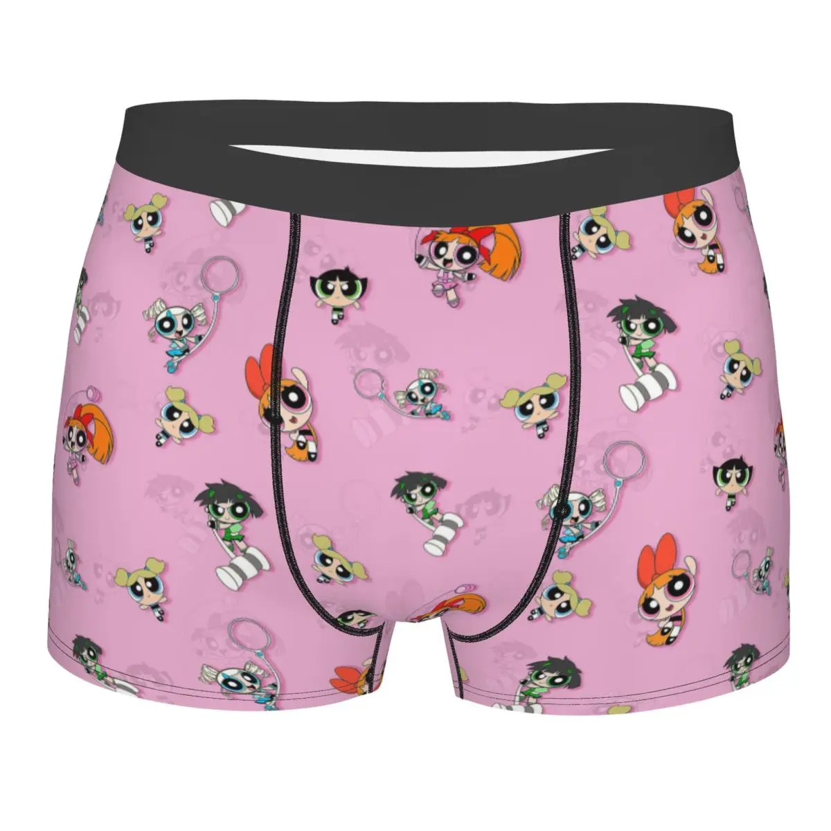 

Sexy Powerpuff Girls Cartoon Animation Boxers Shorts Underpants Men's Breathbale Briefs Underwear