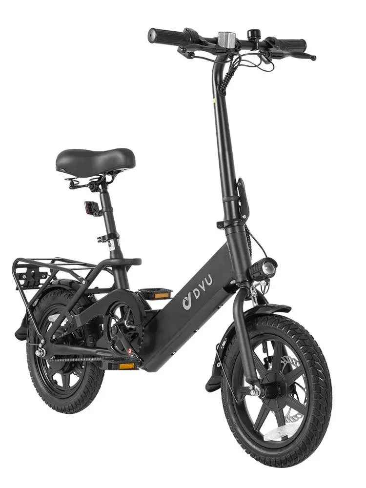 AliExpress NONE DYU C3 250W City Ebike Folding ebike 36V7.5AH Battery Electric Bike 14 inch tire commuter E-bike
