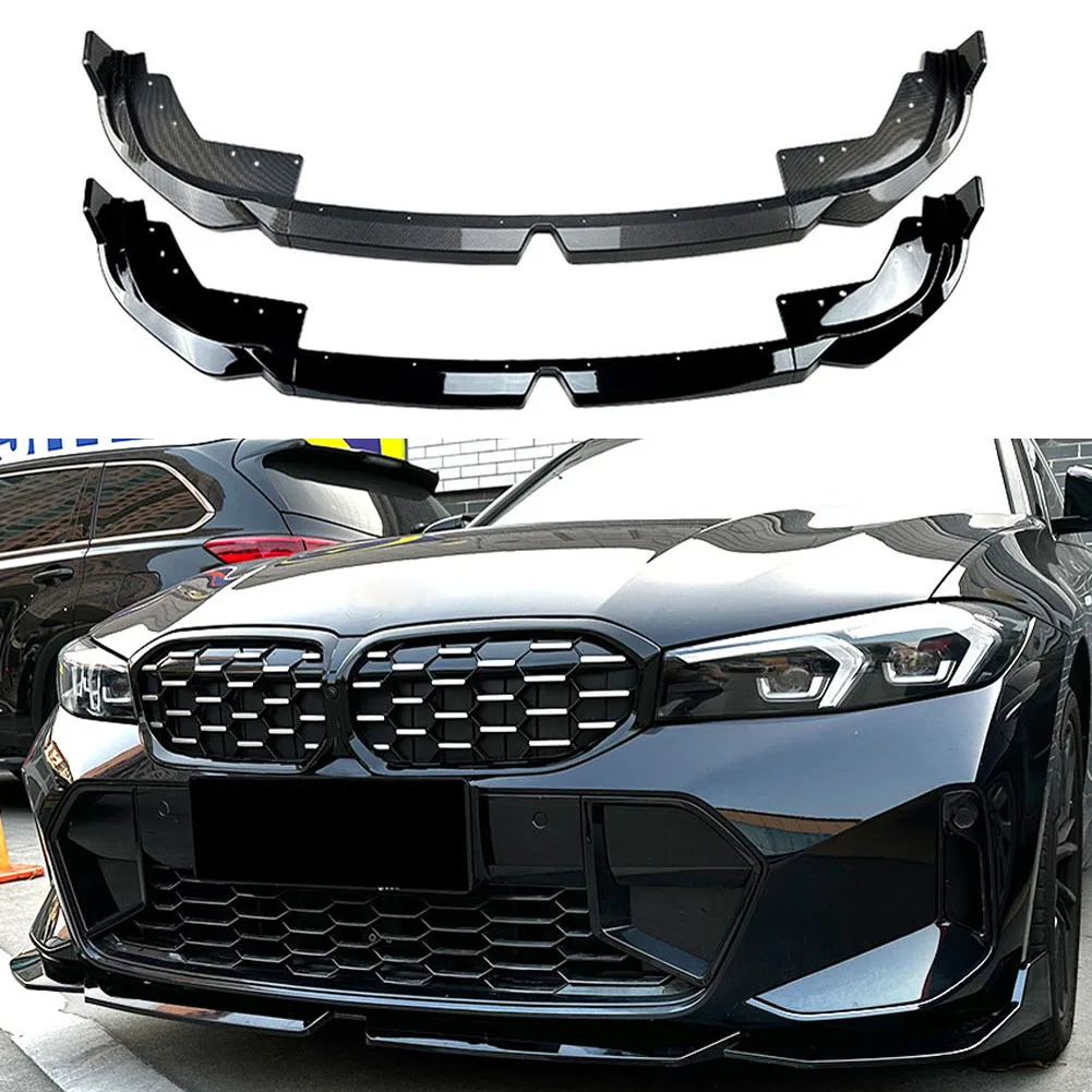 

3 Stage Front Lip Splitter Spoiler Side Lower Splitters Body Kit For BMW 3 Series G20 LCI M Sport 320i 325i 2023+MP