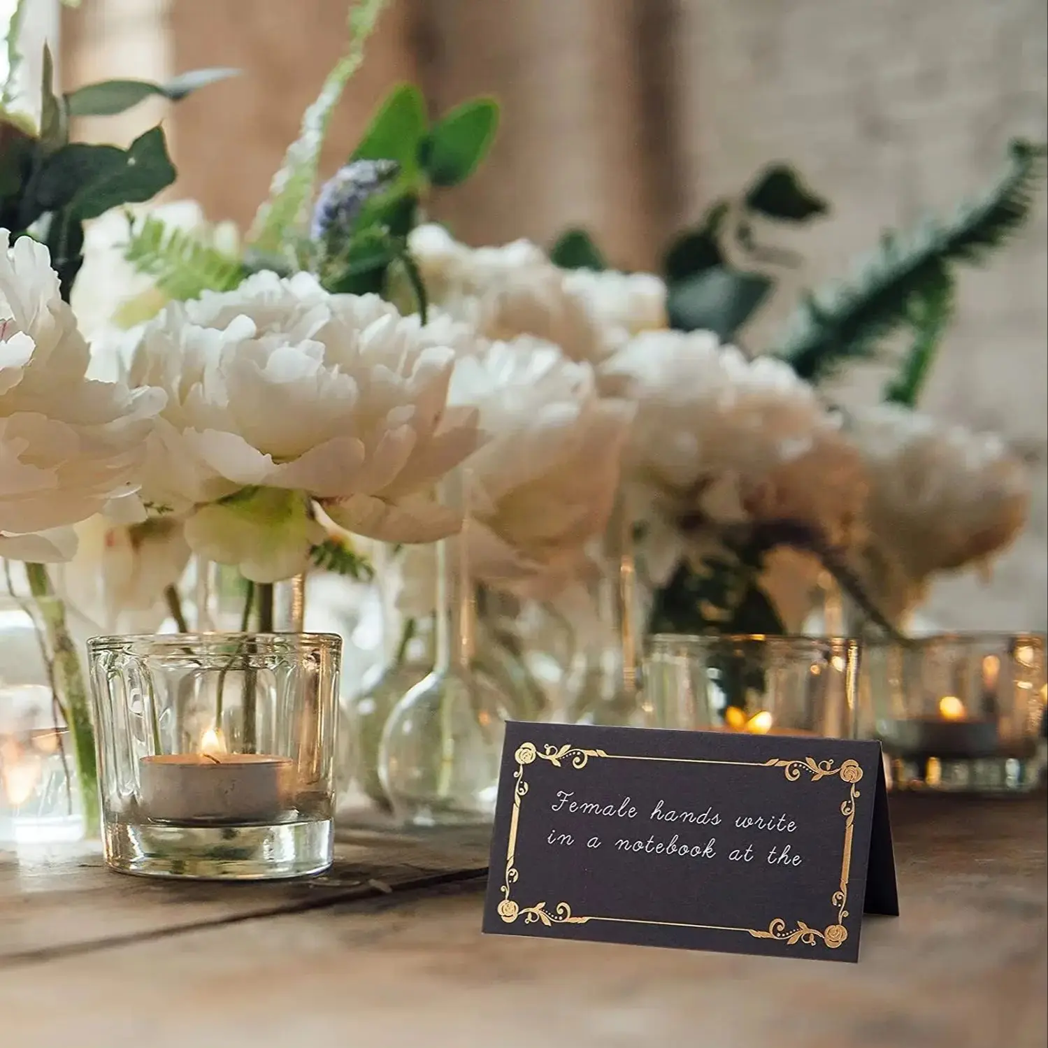 بطاقات خيمة طاولة من رقائق الذهب المخصصة | بطاقات مكان قابلة للطي | دعوة الحفلة وبطاقات المقاعد #4