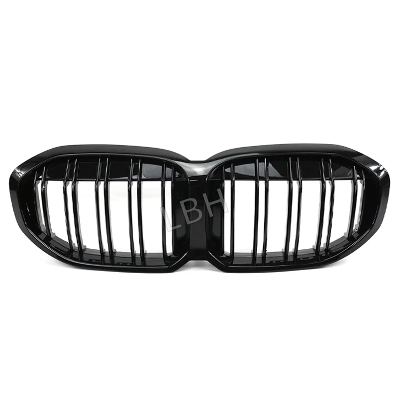 

fit for 2021+ BMW 1 Series F40 double bars ABS Front bumper Grille Mesh Racing Grills Air Intake Radiator ventilation grid