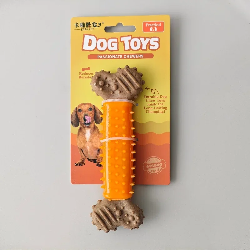 Dog Chew Toy Durable Bite-resistant Toy Bone-shaped Universal Pet Interactive Product Suitable for Large Medium and Small Dogs