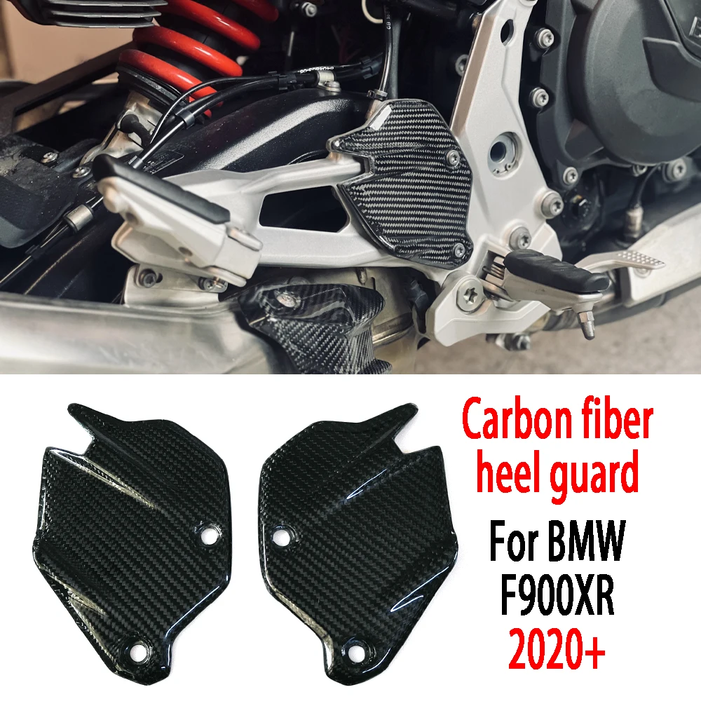 FOR BMW F900XR F 900 XR 2020-2023 2024 100% 3K Carbon Fiber Heel Guards Plates Fairings Moto Kit