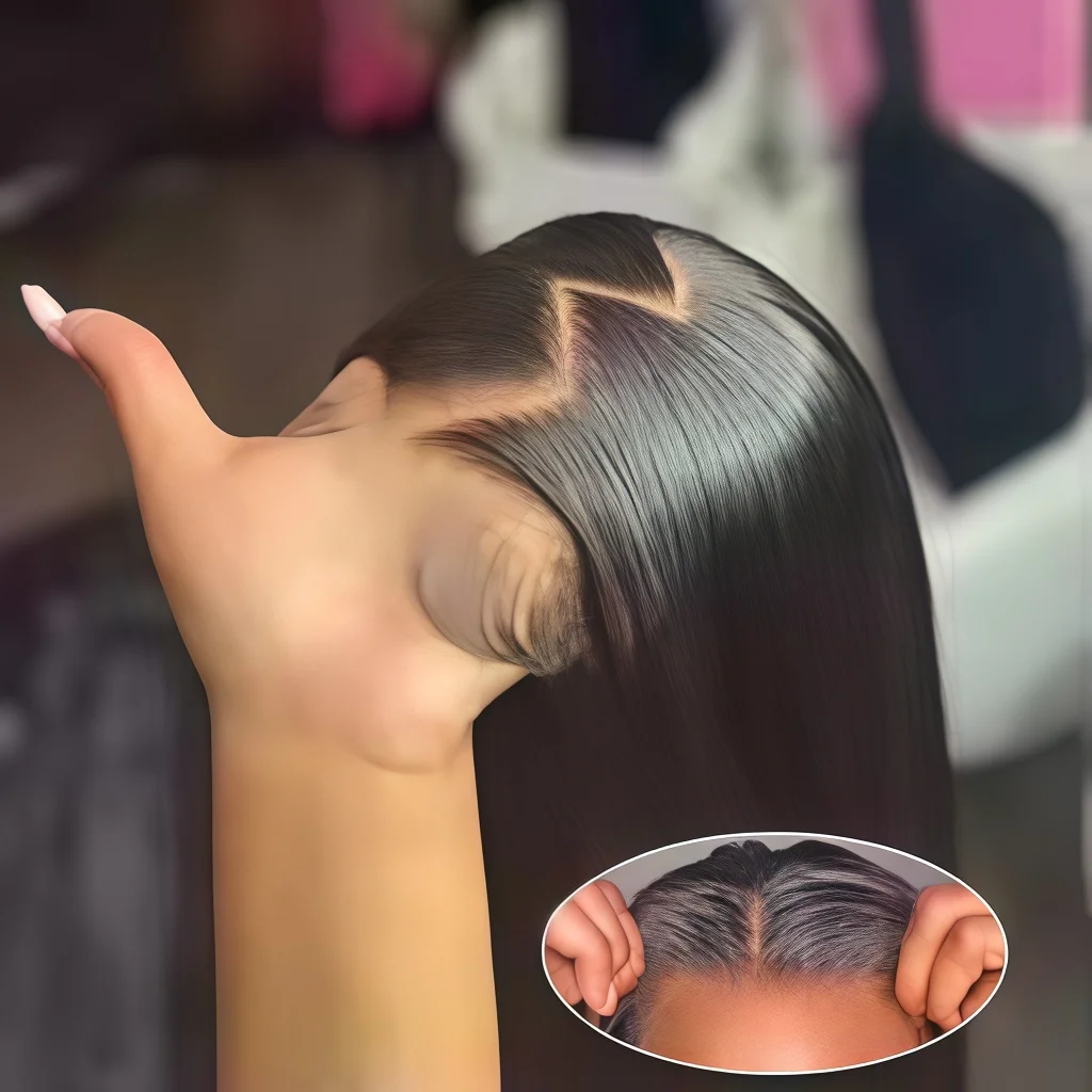 40 42 Inch Straight Lace Frontal Human Hair Wigs Brazilian Bone Straight Style 13x4 Transparent Lace Front Wig 250 Density Pre Plucked Natural Hairline Smooth Human Hair Wigs For Women Different Occasion Fashion Styling