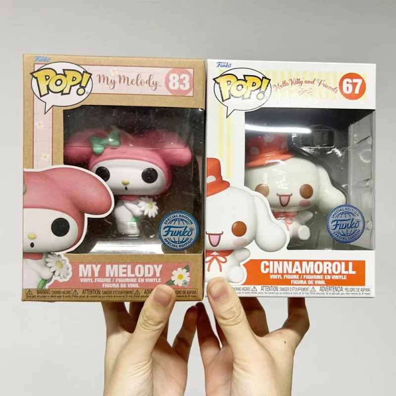 Oryginalna figurka Funko Pop My Melody, limitowana edycja, model anime, ozdoba, winylowa dekoracja, lalka kolekcjonerska, zabawka, prezent.