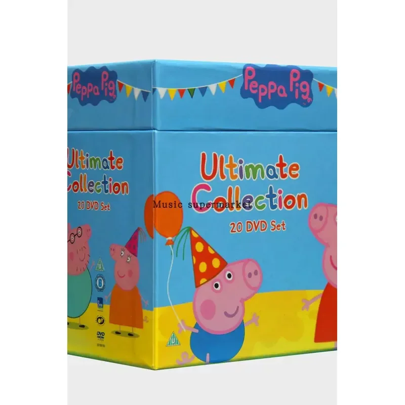 Peppa Pig 20 DVD Original All English Pronunciation No Subtitles Complete Collection of Peppa Pig Movies