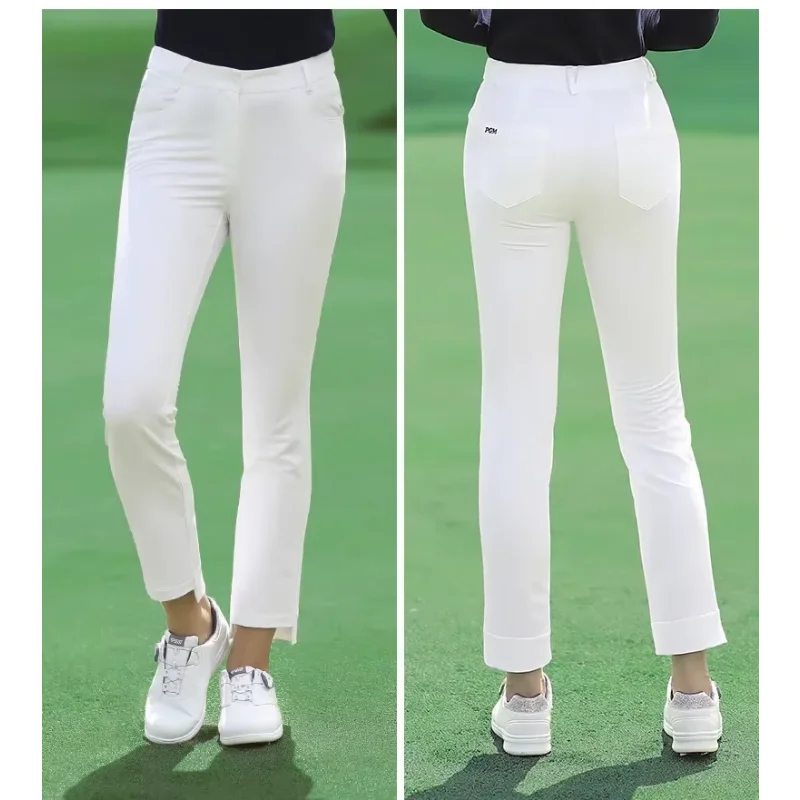 

PGM Golf Pants Autumn Sports Pants Comfortable Slim Fit and Slim Look Suede Ball Pants Capris