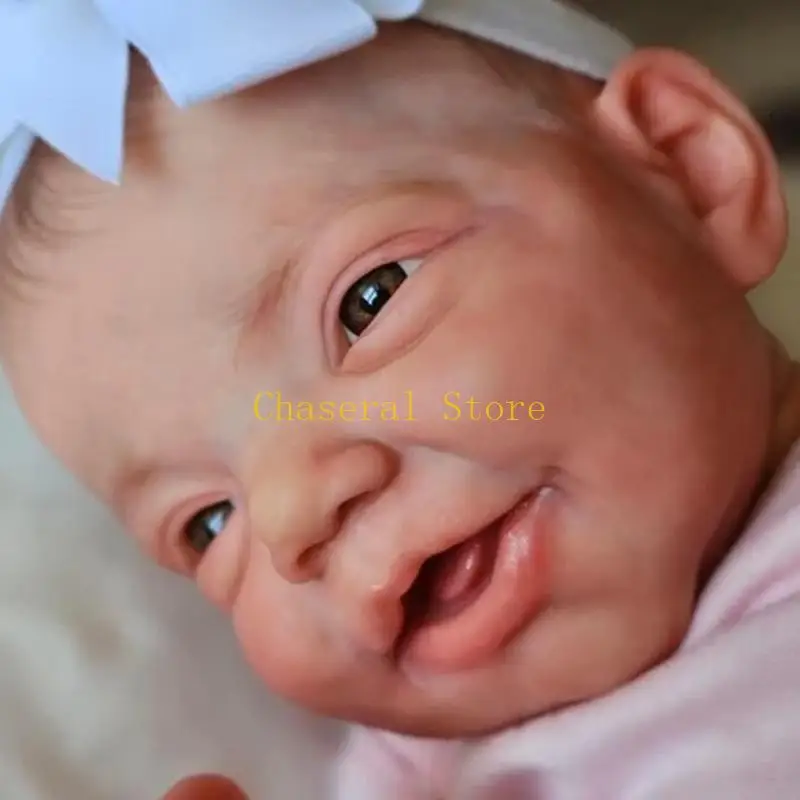 E7CE 19in จำลองตุ๊กตาเด็กทารกตุ๊กตาขยับแขนและขาเด็กมาพร้อมกับของเล่น