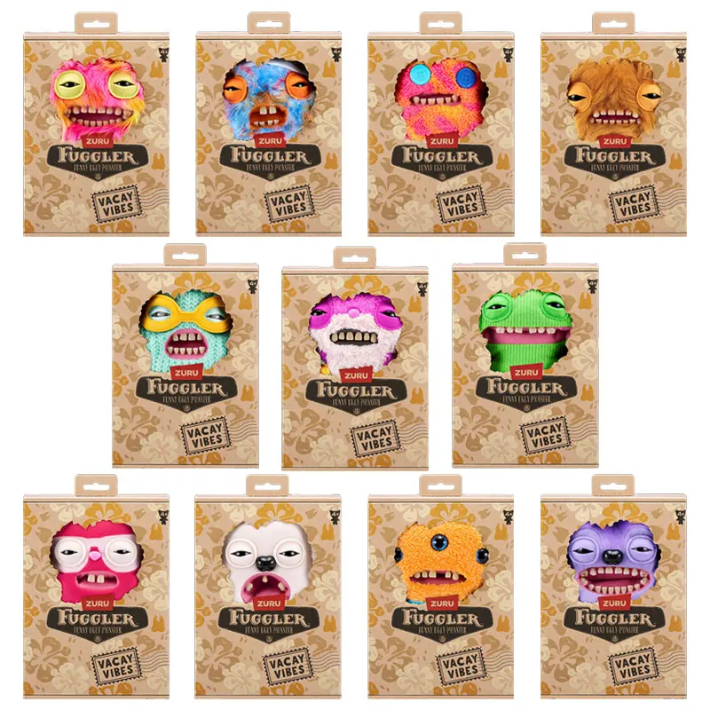 100% ファッガラー醜いモンスター ソフトぬいぐるみ 9インチのお尻が面白いペットフィギュア 歯のモンスター人形 ぬいぐるみ 子供向けクリスマスプレゼント