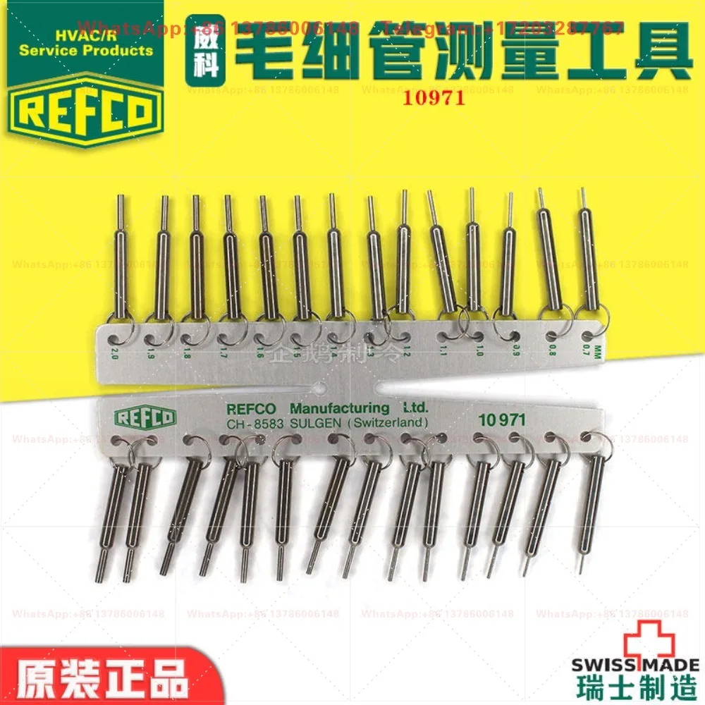 Original 10971 copper tube capillary inner diameter outer diameter measuring tool for refrigeration and air conditioning