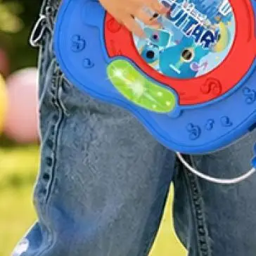 Musical Guitar Children Toy with Microphone and Educational Musical Instrument Toys Set for Boys Girls Kids Birthday Gifts