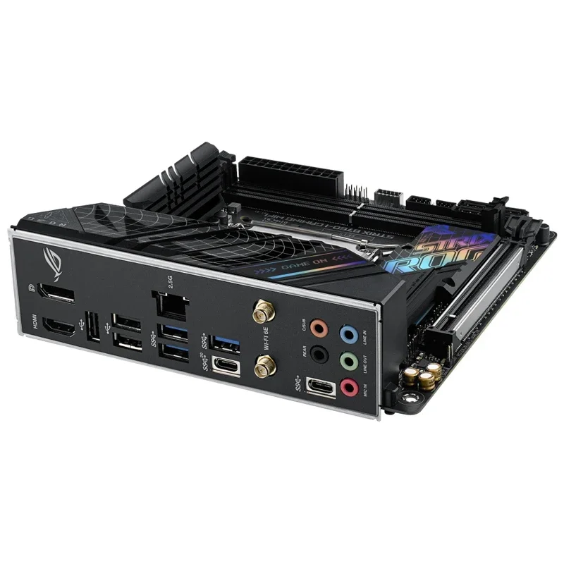 ASUS ROG STRIX B760-I GAMING WIFI DDR5 Motherboard For Intel CPU Powerful VRM PCIE 5.0 Slot Low-Latency WiFi 6E