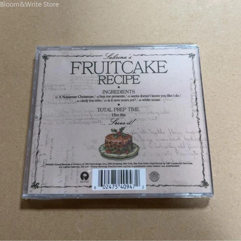 Famous Pop American Singer and Actor S-Sabrina C-Carpenter《Fruitcake》 Music Record Walkman Car Soundtracks Box Party Music
