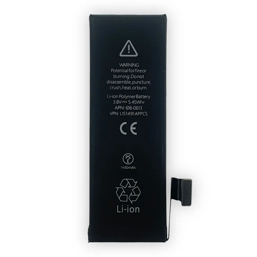 High Quality Replacement Battery For Apple IPhone 5G 5 A1429 A1428 A1442 1440mAh Mobile Phone Lithium New Batteries