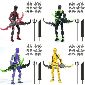 子供と大人のための多関節ロボット,3D印刷されたマネキン,ダミーのラッキー13,モバイルフィギュア,子供と大人のためのおもちゃ