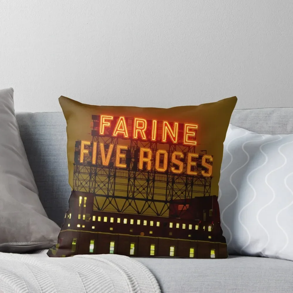 Farine Five Roses Montreal Throw Pillow Cushion Child Luxury Cushion Cover Pillow Case pillow