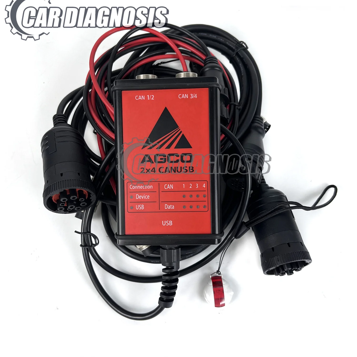 for Massey Ferguson for valtra Heavy Duty Agricultural for AGCO CANUSB EDT Fendt Interface Diagnostic Tool+key dongle
