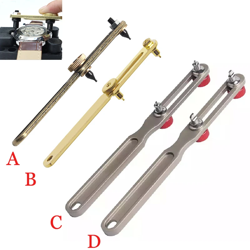 A/B/C/D Styles Watch Back Case Cover Opener Battery Replacement Tool Wrench Spanner Remover Watch Repair Kit Watchmaker Tools