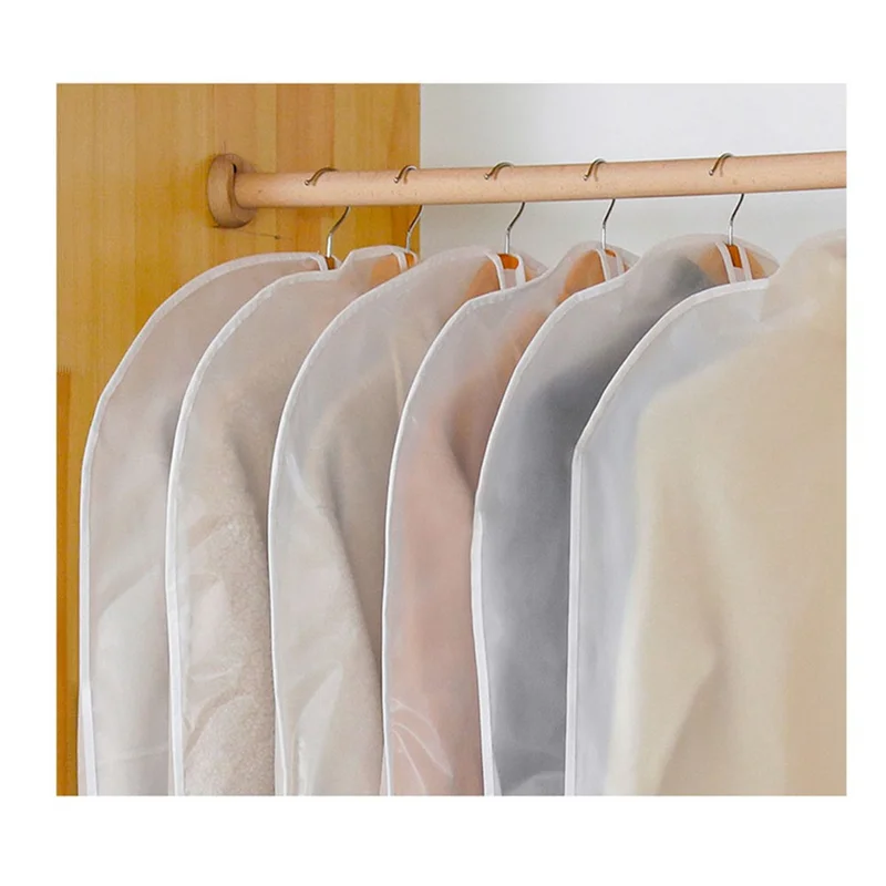 

【Flash Sale】Clear Clothes Bags Covers Protecting Dusts For Storage Clothes Hanging Clothes Bags For Gowns With Zipper For Closet