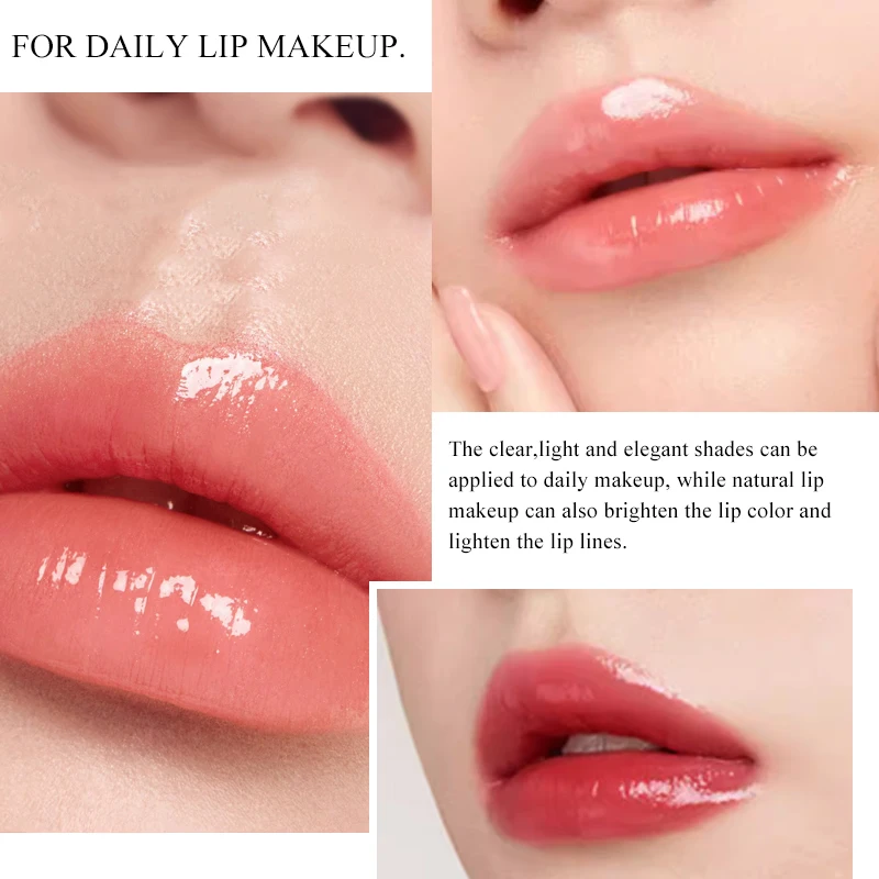 Lip Oil Clear Gloss 24/36pcs Bulk Vitamin E Lip Glaze Lipstick Wholesale Lipgloss Liquid Lip Balm Free Shipping Shine Lip Care