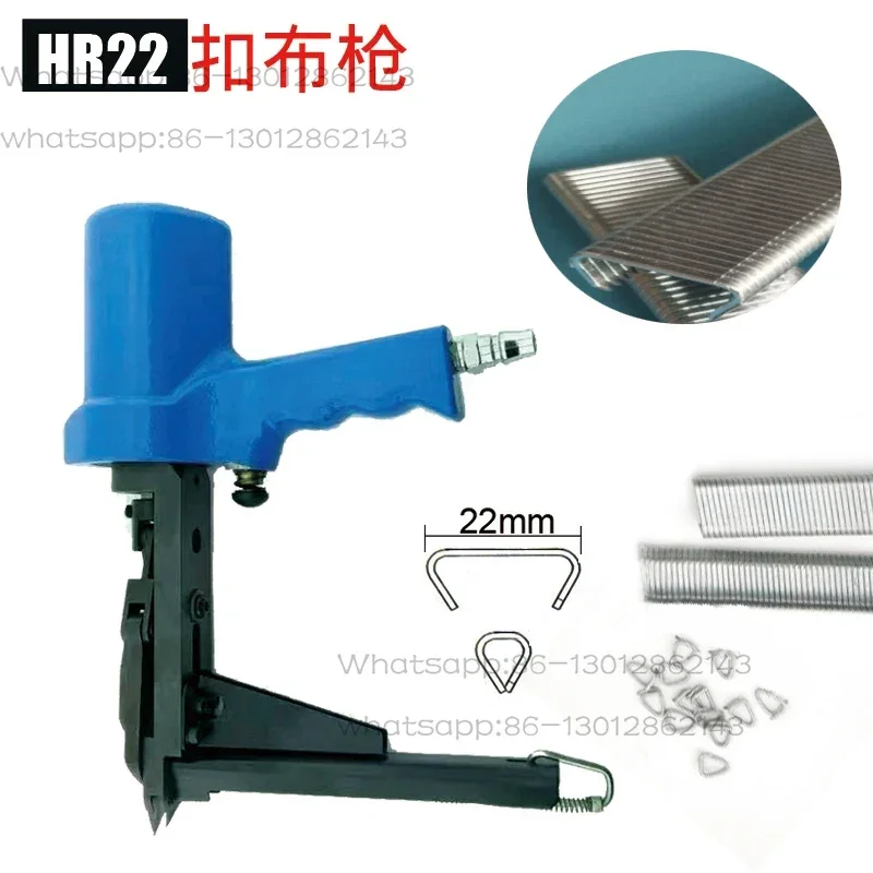 Pneumatic clamping clip HR22 sofa spring mattress cage fixing tool