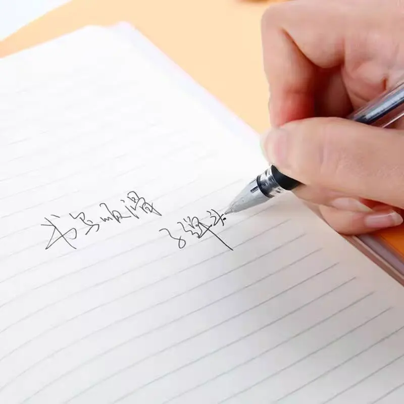 12 قطعة أقلام هلام توقيع أقلام أقلام 0.5 مللي متر أسود/أحمر المتقدمة رصاصة يميل السلس لوازم التعلم امتحان طالب اللوازم المكتبية