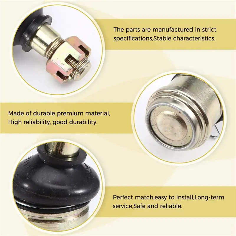 A85E-For 50Cc 70Cc 90Cc 110Cc ATV Tie Rod Ball Joint Kit M12 32X14MM For ATV Dune Buggy Accessories