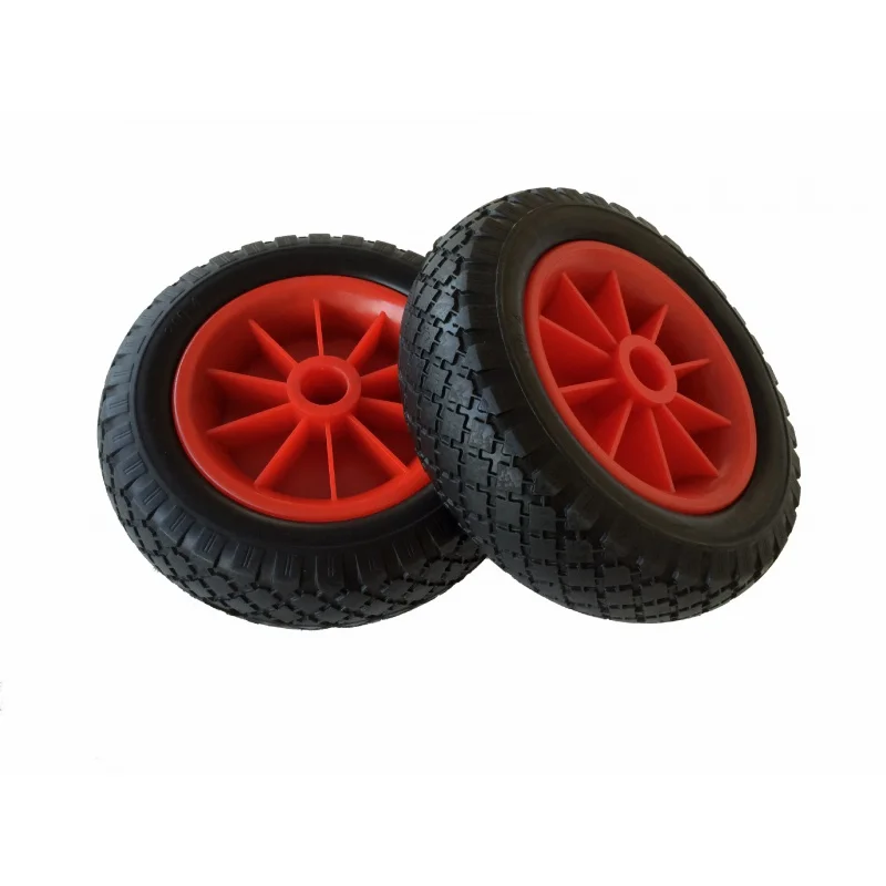 

1pc 10 Inch PU Foam Solid Beach Wheel Kayak Beach Hand-Pushed Trailer Tire Non-Inflatable