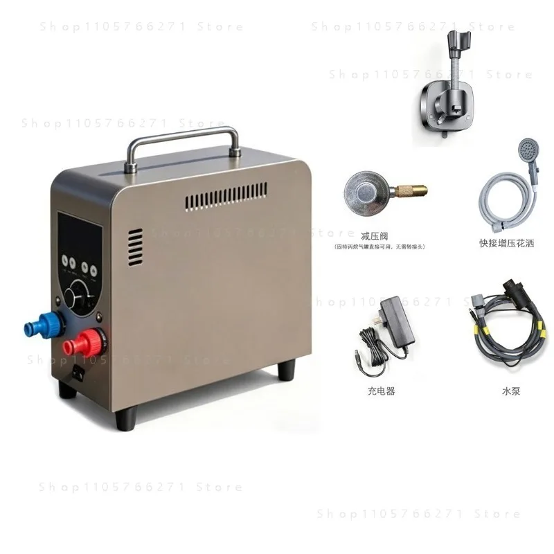 6L Portable Instant Water Heater Smart Temp Control for Outdoor Camping Shower