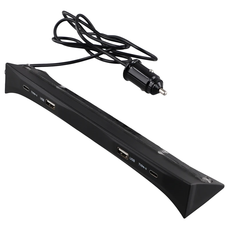 

LHD Car USB Type-C Splitter Adapter Fast Charger Shunt HUB Docking Station For WEY Tank 400 2023 2024 Accessories
