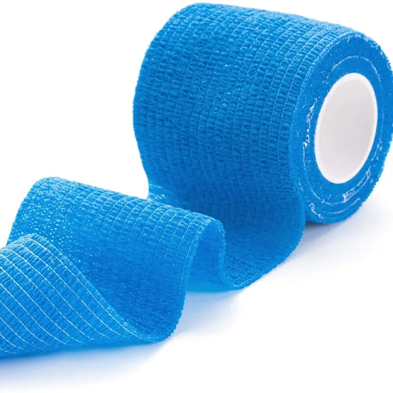 6 stuks zelfklevend verband bevestigingsverband dierenverband handscheuren waterdicht elastisch verband voor huisdieren 5 cm x 4,5 m