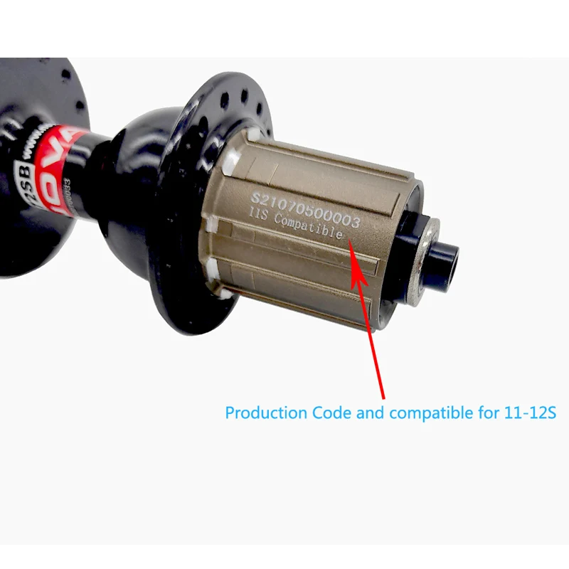 Novatec Hub A361SBT/F172SB Road Bicycle Hub 11S Front Rear 32 Hole Quick Release Bike Freehub Disc 4 Bearing For 8-9-10-11-12S