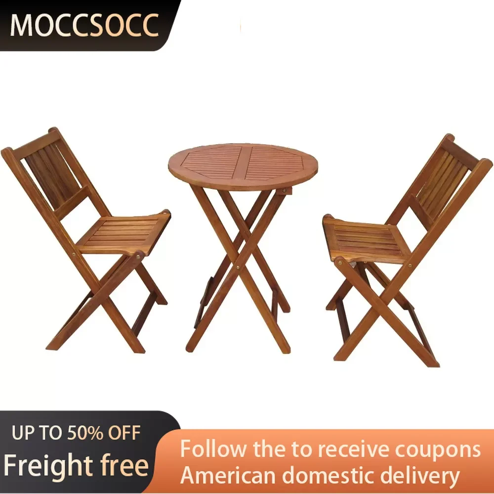 

Bistro Set Outdoor Wardrobe Garden Furniture Terrace Natural Freight Free Living Room Sets Furniture Balcony Table Chair Set