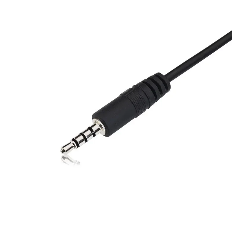 4 Wires 3.5mm 4 - Pole Audio Video Cable Headphone Cable Connector Plug For Underwater Camera About 50cm