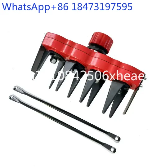 Heavy-Duty Weeding Gearbox Replacement for Orchard & Greenhouse Use, Anti-Tangle Cultivation Head with Heat-Treated Gears