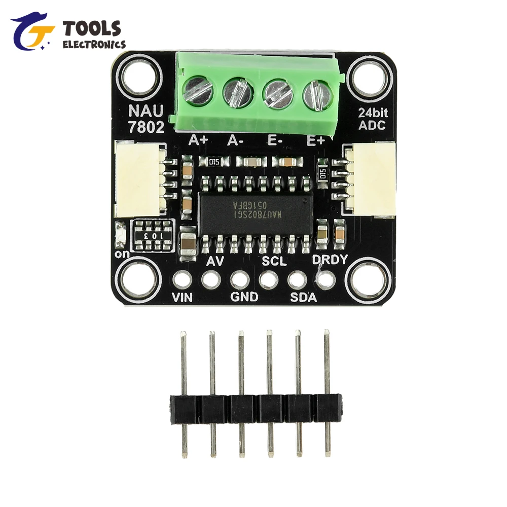 

NAU7802 High-Precision Adc Module 24 Bit Adc Data Conversion Pressure Module Compatible With STEMMA QT/Qwiic