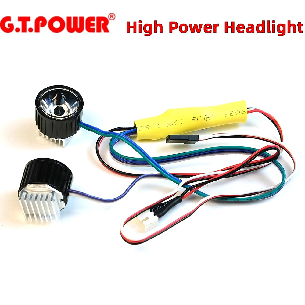 G.T. POWER High Power System Scheinwerfer Super Helles LED-Licht/Lampe für RC Auto RC Crawler Flugzeug Boot Zubehör