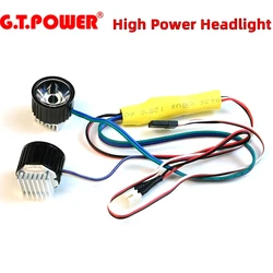 G.T. POWER High Power System Headlight Super Bright LED Light / Lamp for RC Car RC Crawler Airplane Boat Accessories