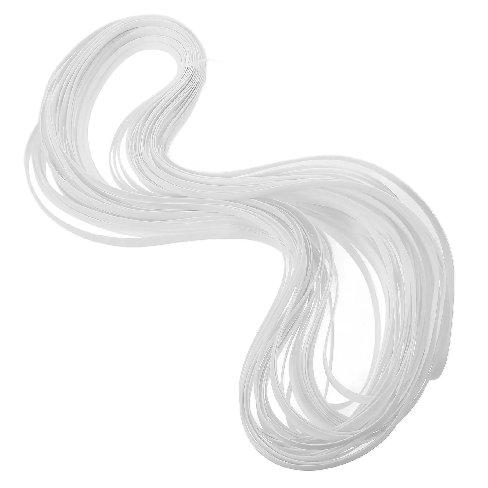 White PE Plastic Rattan Weaving Repair Material Chair Balcony Furniture Fixing Kit Wicker Strips For Basket