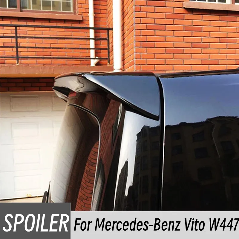 

Для Mercedes-Benz Vito W447 V250 V260 2016-2020, крышка багажника из АБС-пластика, автомобильный спойлер, крылья, аксессуары для внешней тюнинга