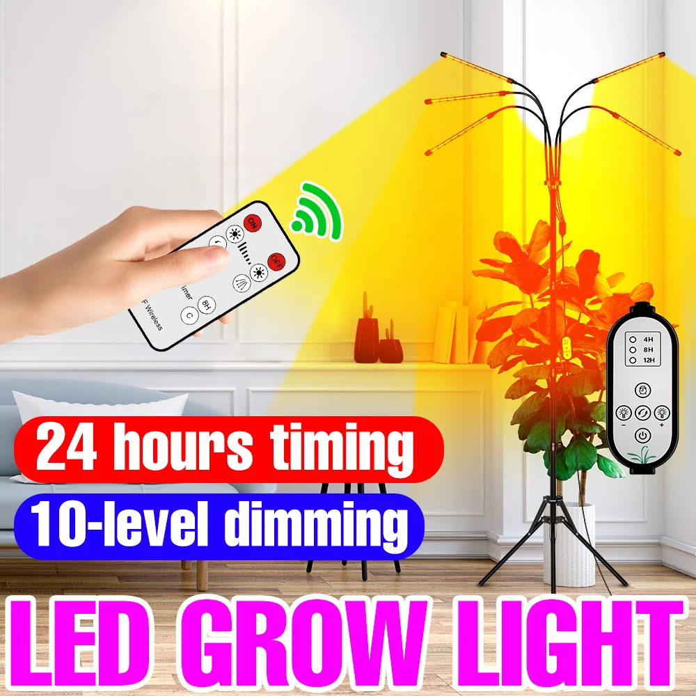 

LED Plant Growth Lamp Full Spectrum Phytolamp Indoor Hydroponics Grow Light For Plant Flower Seeds Cultivation Greenhouse Tents